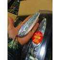 6.5" NICHOLS LURES Shattered Glass Silver BEN PARK