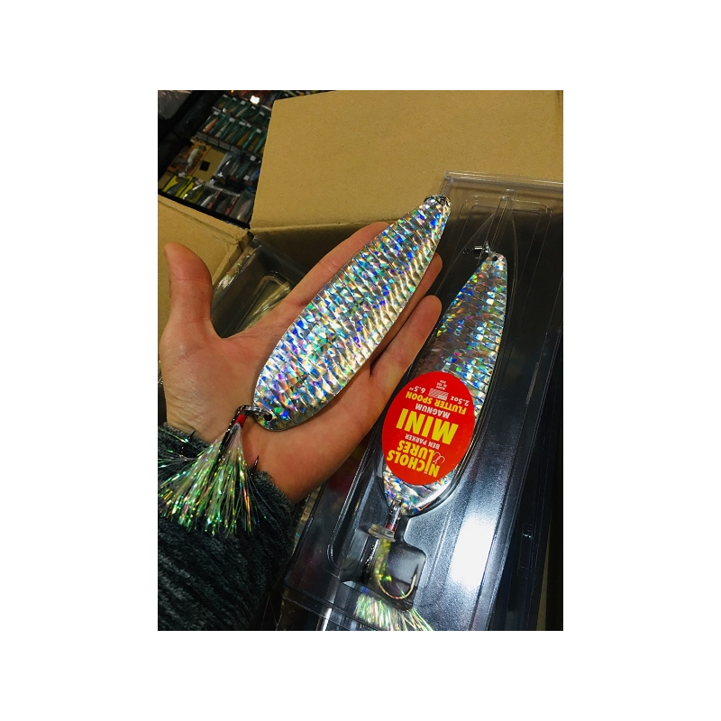 6.5" NICHOLS LURES Shattered Glass Silver BEN PARK