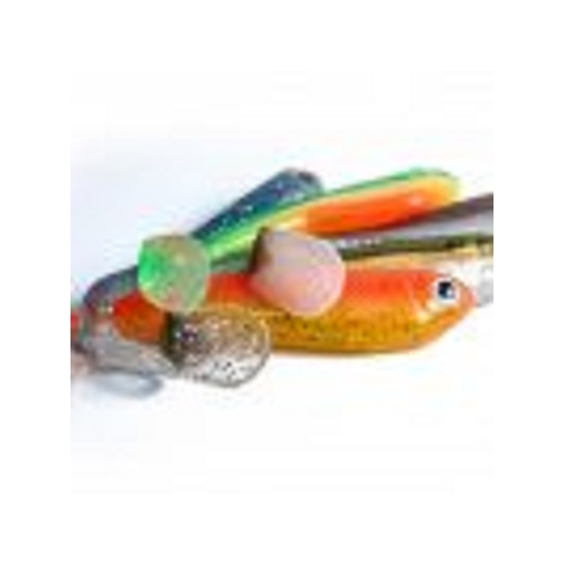 ROSHI SOFT LURE R-SHAD 70 RED HEAD