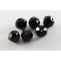 BBS GLASS BEADS HEXA 6mm 25pk TRANSPARENT