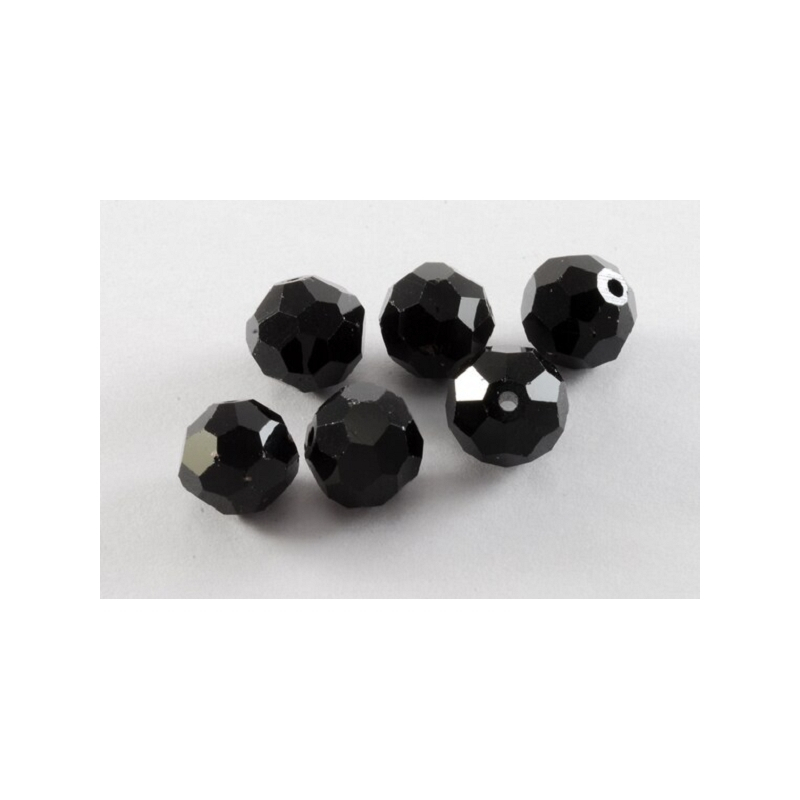 BBS GLASS BEADS HEXA 6mm 25pk TRANSPARENT