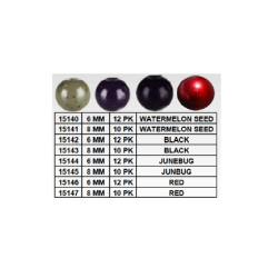 BBS FORCE BEADS MAGNETIC 8mm WATERMELON SED