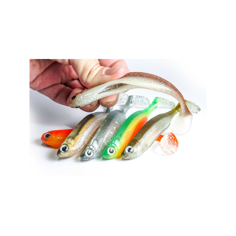 ROSHI SOFT LURE R-SHAD 130 COLOR BOQUERONAKO