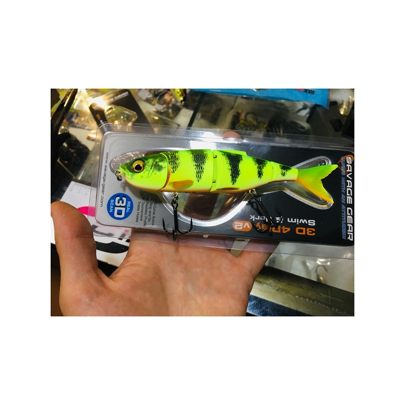 SAVAGE 3D SWIM & JERK SLOW SINKING 13.5CM 20GR