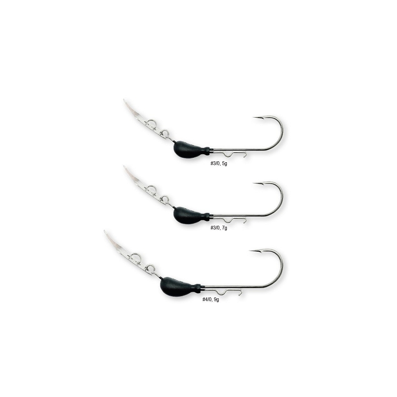 CRAZY BLADE JIG HEAD 4/0 9GR 3UNID