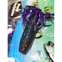 FAT IKA 4" 231 PLUM W/SM EMRLD