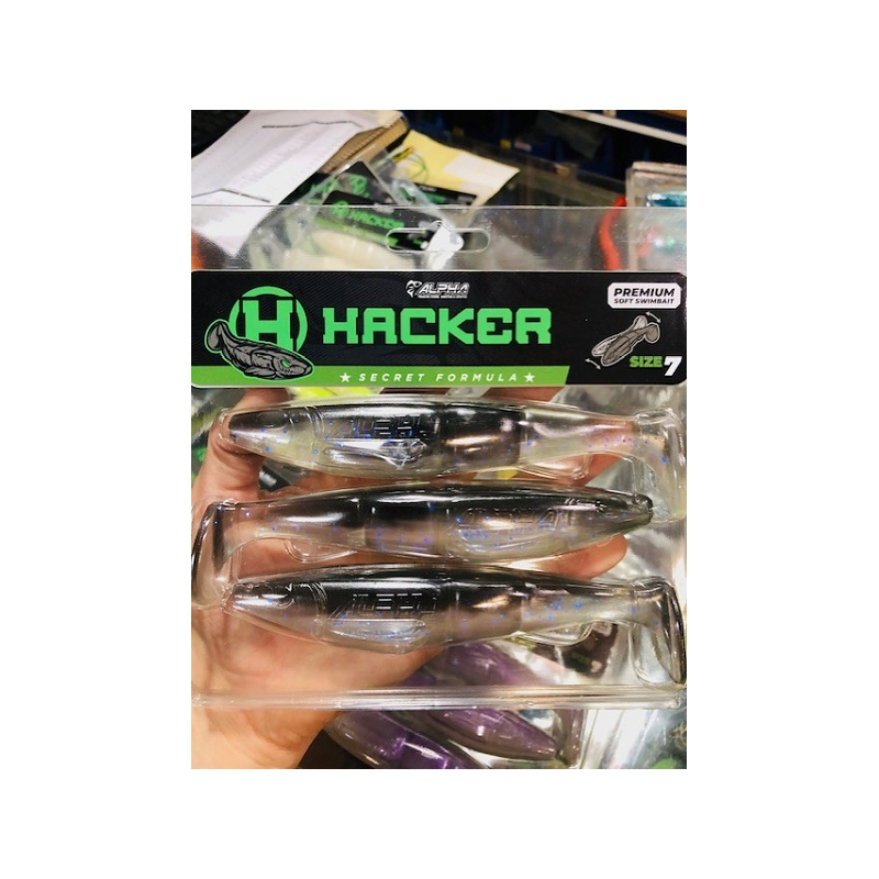 HACKER TALLA 7 15CM 3UNID 02 GHOST SMOKING SHAD