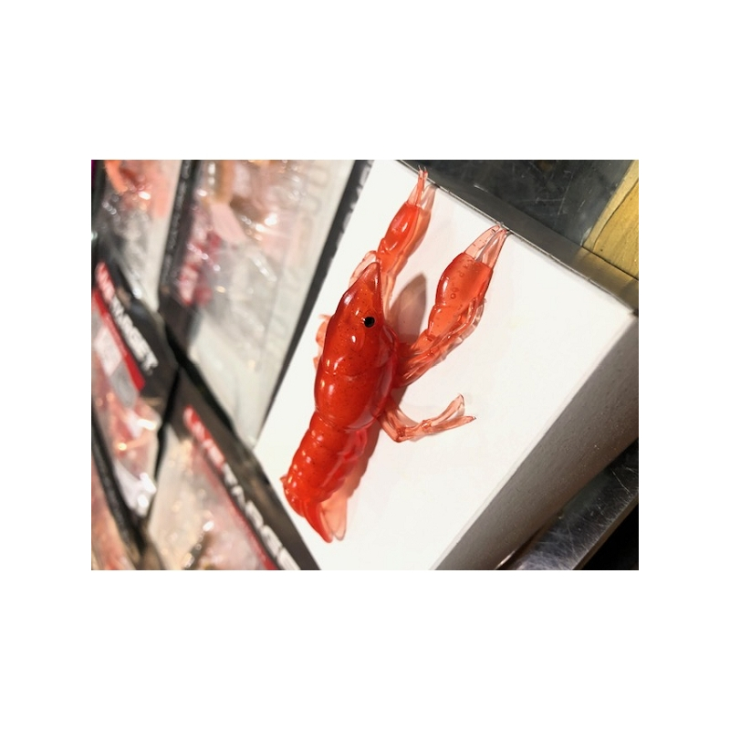 LIVE TARGET 3.8" CRAWFISH UNRIGGED RED RED