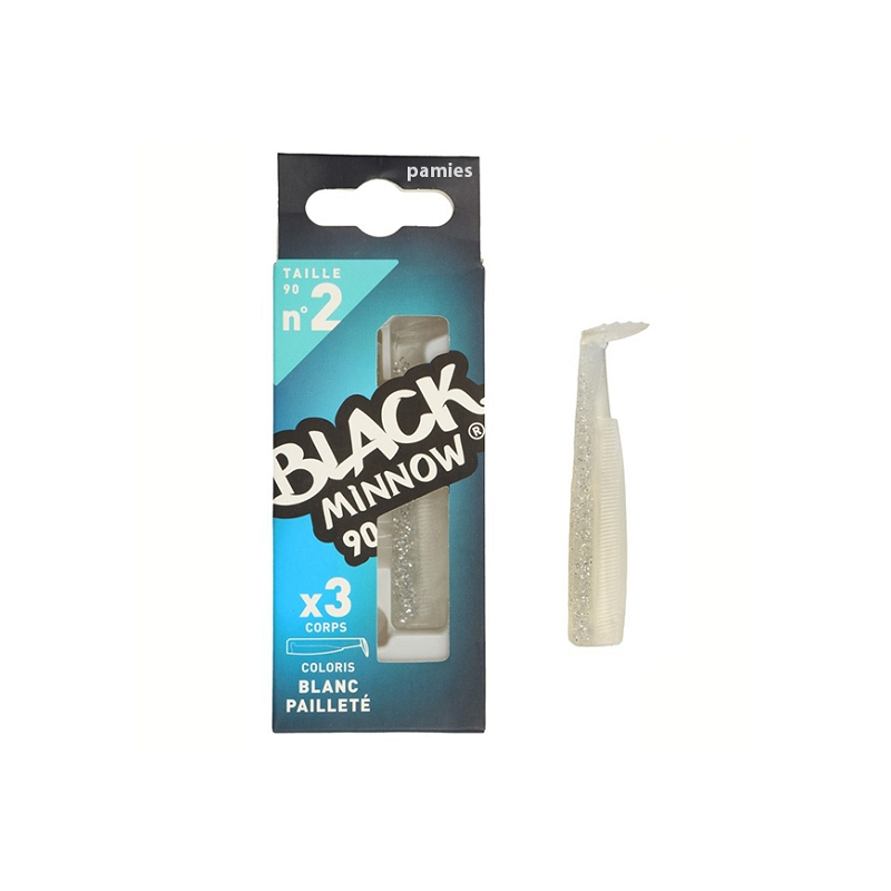 BLACK MINNOW 120 3 CUERPOS BLANK PAILLETE