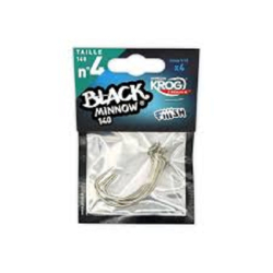 Black Minnow 140 - 4 Anzuelos Krog Premium by VMC