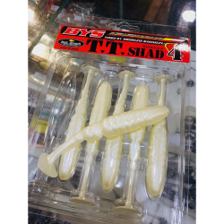 BAITBREAH BYS T.T SHAD 4" 6pcs WHITE PEARL