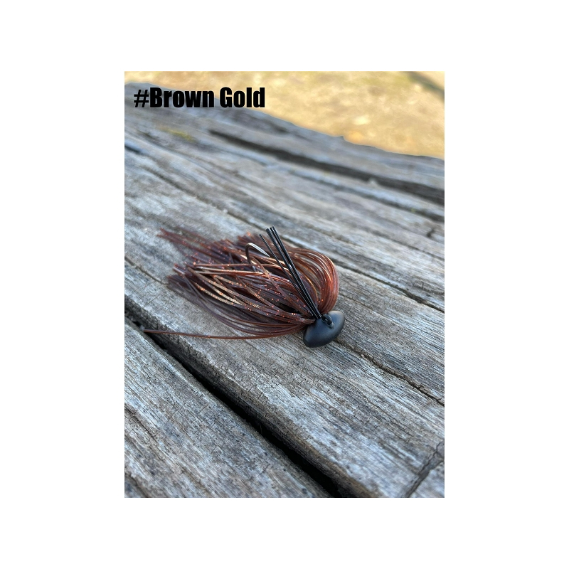 IBERICAN LURES JIG TUNSTENG 3/8 BROWN GOLD