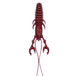 WALOBAITS MARAMBA CRAW 3" 004 SPECIAL RED