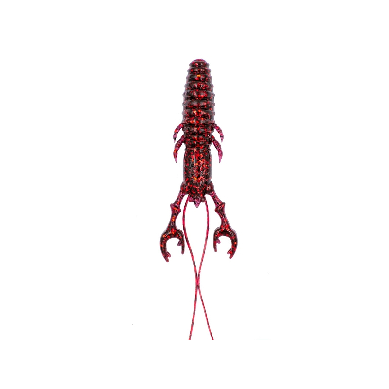 WALOBAITS MARAMBA CRAW 3" 004 SPECIAL RED
