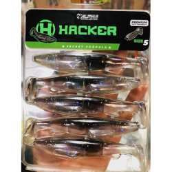 HACKER TALLA 5 10.3CM 5UNID 02 GHOST SMOKING SHAD