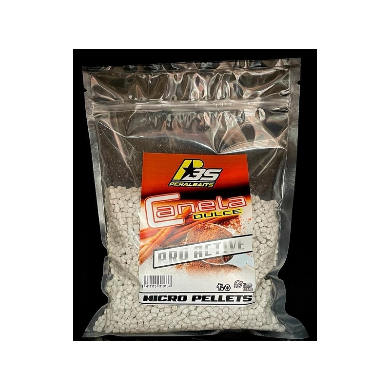 PERAL BAITS MICRO PELLET 800GR CANELA