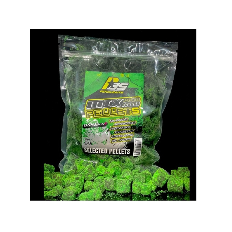 PERAL BAITS MIX PELLETS 14-20MM BANANA