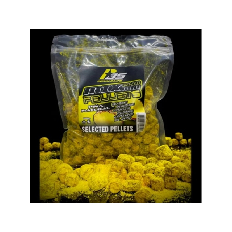 PERAL BAITS MIX PELLETS 14-20MM PIÑA NATURAL