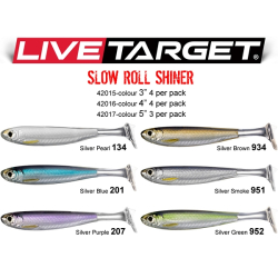 LIVE TARGET SLOW ROLL SHINER PADDLE TAIL 207