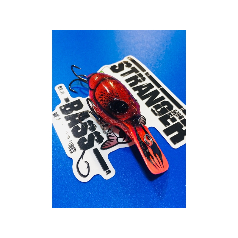 STRANGER BASS CRANK ROJO NARANJA FLUOR