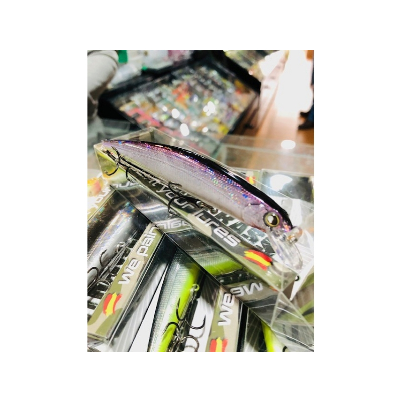 STRANGER BASS JERK 110 HOLOGRAFICO BLUE SUSPEN.