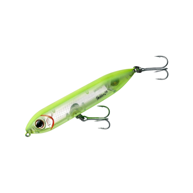 HEDDON SUPER SPOOK JR CHARTREUSE SILVER