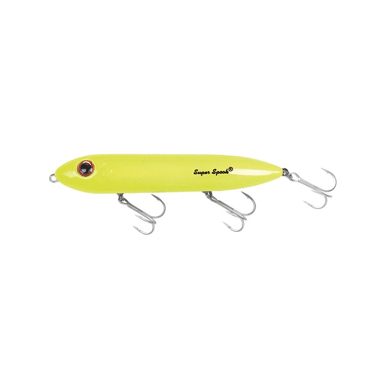 HEDDON SUPER SPOOK CHARTREUSE 7"