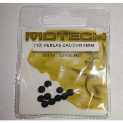 PERLAS CAUCHO 4MM-MD TECH