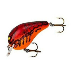 BOMBER 05 SHALLOW A 2 3/8 APPLE RED CRAWDAD