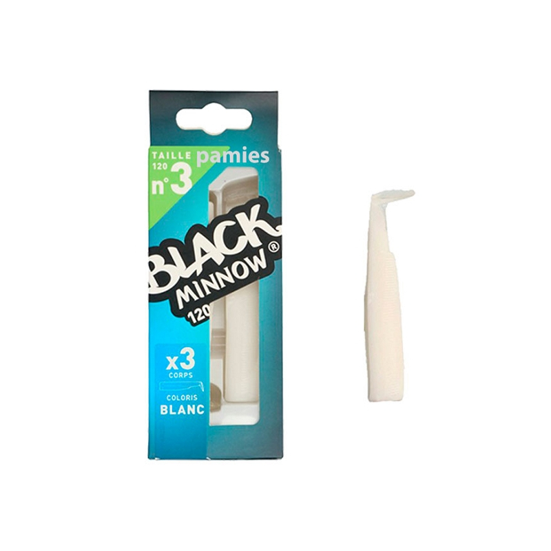 BLACK MINNOW 120 3 CUERPOS BLANC