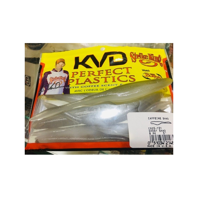 STRIKE KING CAFFEINE SHAD 5" 151
