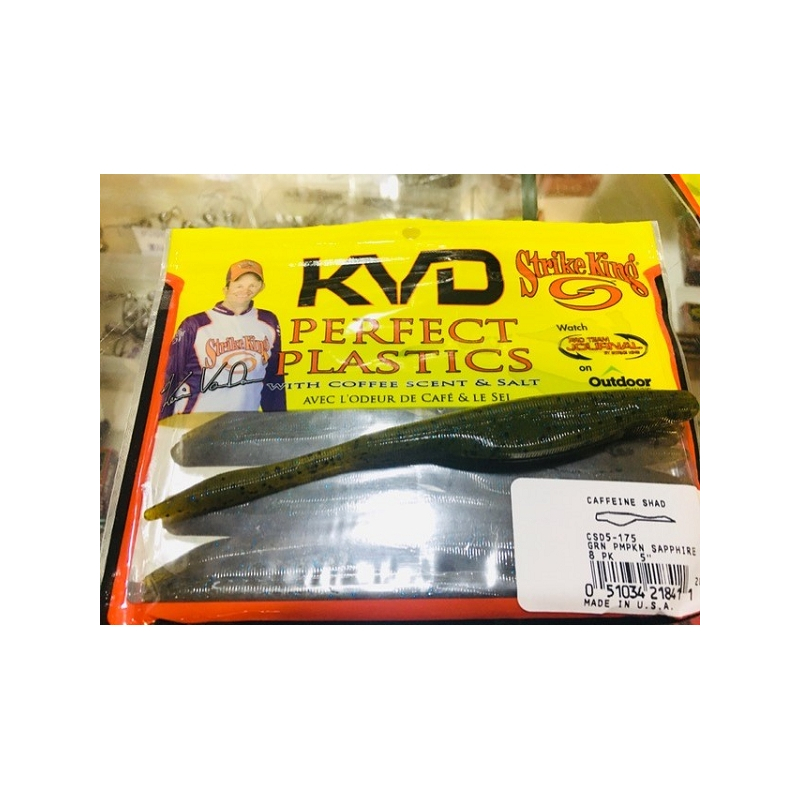 STRIKE KING CAFFEINE SHAD 5" 151