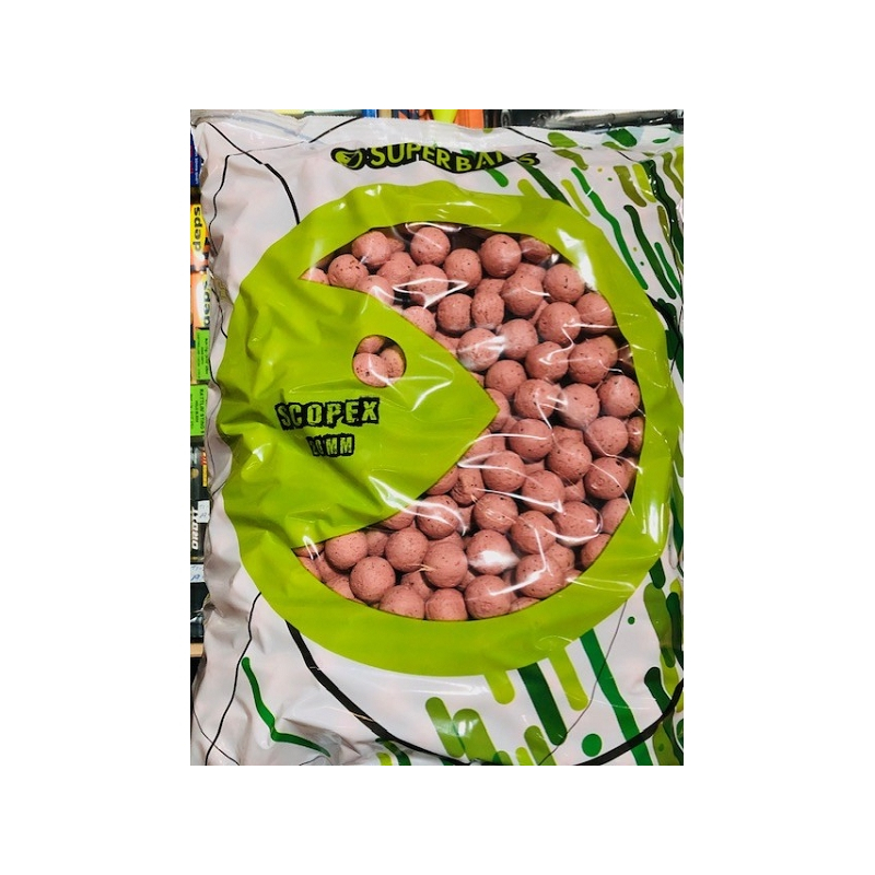 SUPERBAITS BOILIES 20MM SCOPEX 5KG