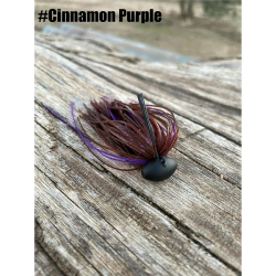 IBERICAN LURES JIG TUNSTENG 3/8 CINAMON PURPLE