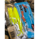 Z-MAN SCENTED JERK SHADZ 5" HOT CHARTREUSE 5PK