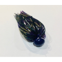 BAITFISHING FOOTBALL JIG 2/0 3/8 JUNEBUG FLASH