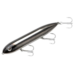 HEDDON SUPER SPOOK 7" BLACK SHINER
