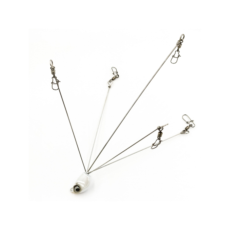 DESTUCTOR UMBRELLA RIG color WHITE PEARL 1/2oz