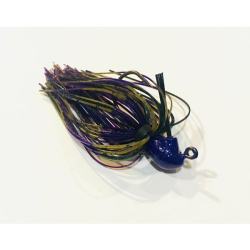 BAITFISHING CASTING JIG 2/0 1/2 JUNEBUG FLASH
