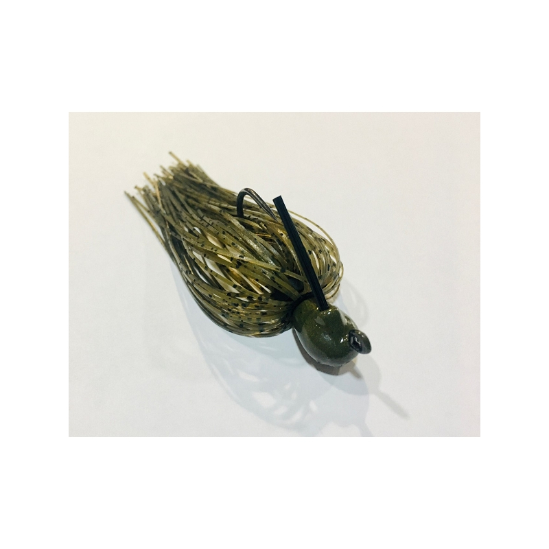 BAITFISHING CASTING JIG 2/0 1/2 GREEN PUMKIN