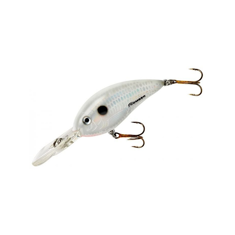 BOMBER FAT FREE SHAD 7 PEARL WHITE 4.8MT