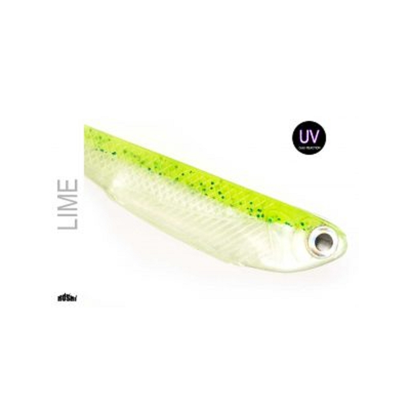 ROSHI SOFT LURE R-SHAD 100 LIME