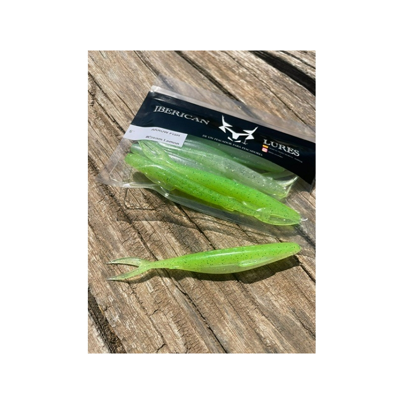 IBERICAN LURES ARROW 5" CREAM LEMON