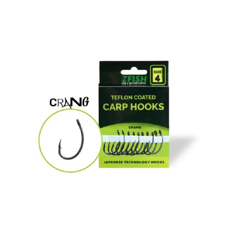 ZFISH TEFLON COATED CARP HOOKS 2