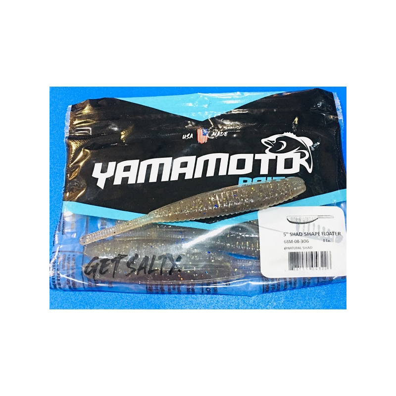 YAMAMOTO SHAD SHAPE 5" 306 NATURAL SHAD