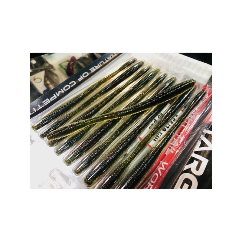 LIVE TARGET 5.5" STRAIGHT TAIL GREEN RED